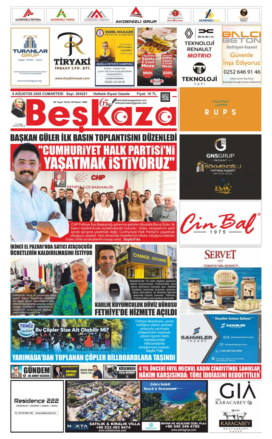 8 Ağustos Beşkaza