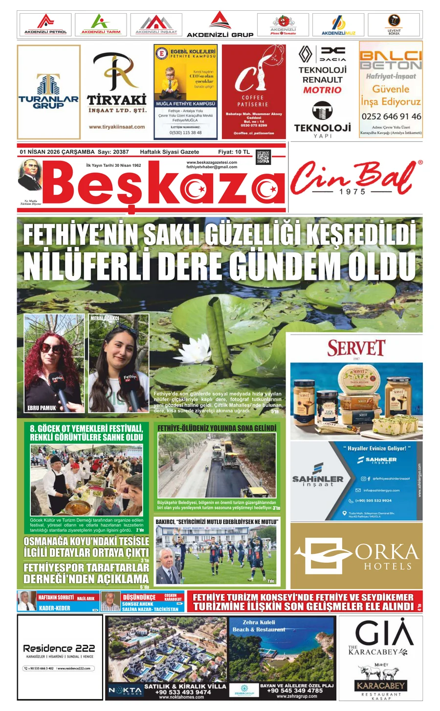 Beşkaza Gazetesi 01.04.2026