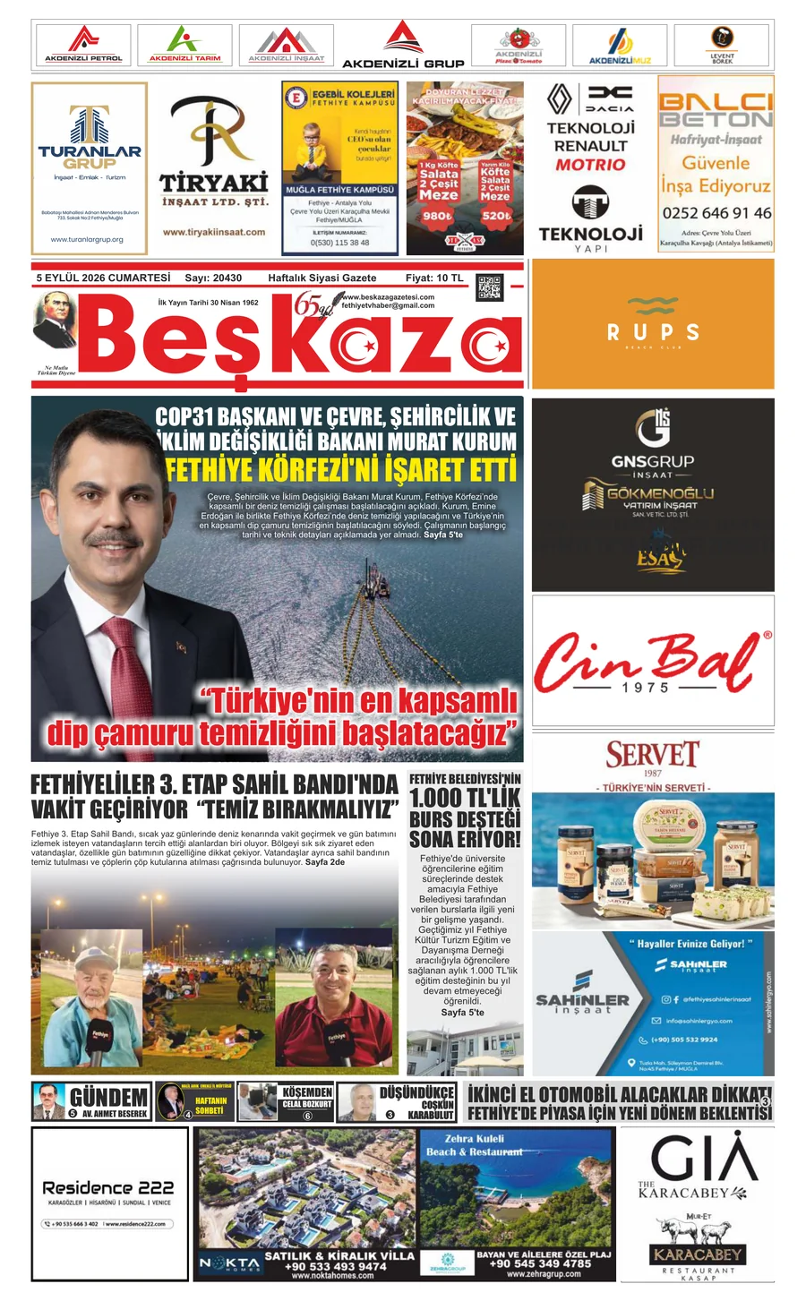 Beşkaza Gazetesi - 05.09.2026