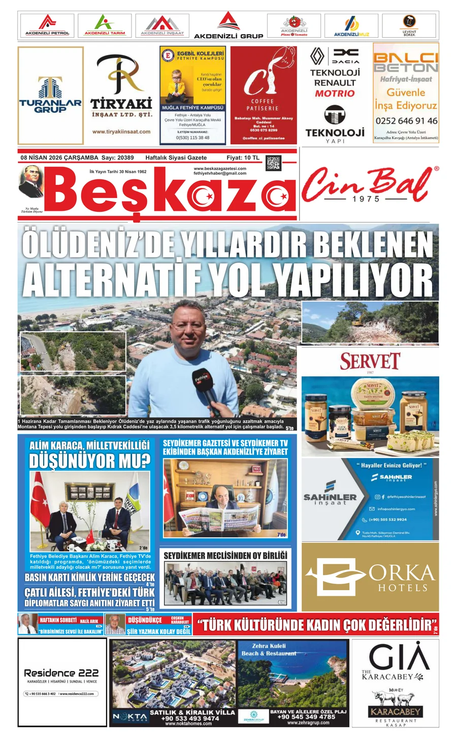 Beşkaza Gazetesi 08.04.2026