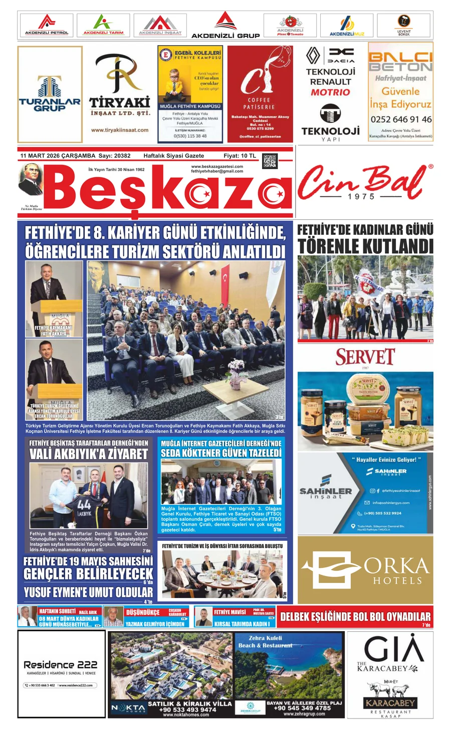 Beşkaza Gazetesi 11.03.2026