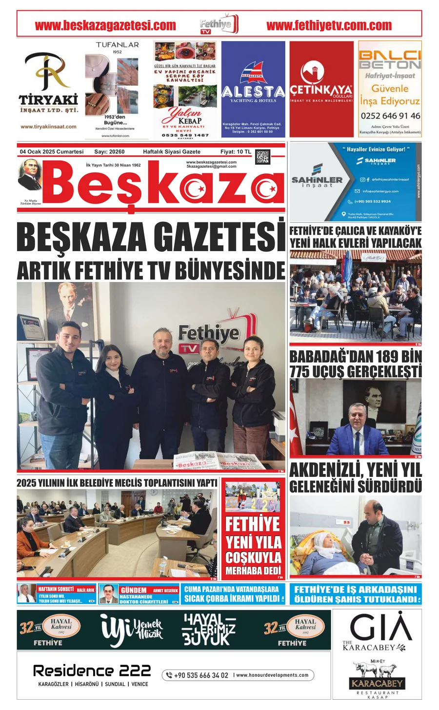 Beşkaza Gazetesi 20260. Sayı