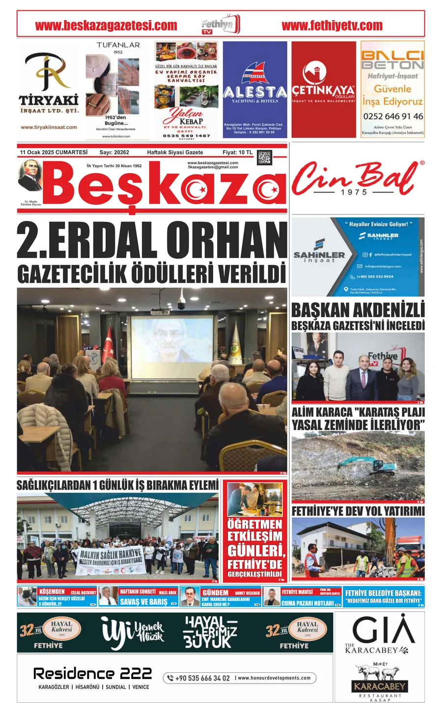 Beşkaza Gazetesi 20262. Sayı