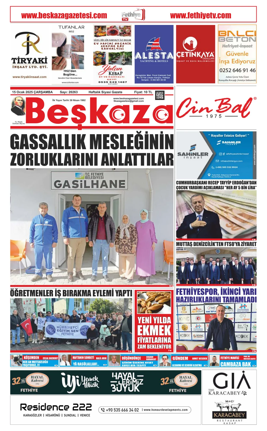 Beşkaza Gazetesi 20263. Sayı