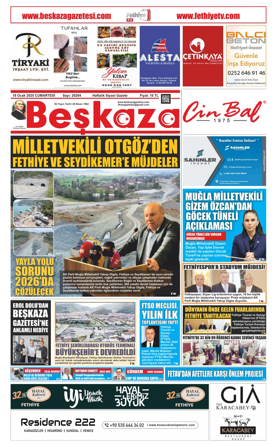 Beşkaza Gazetesi 20264. Sayı