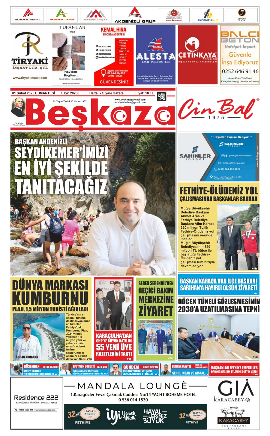 Beşkaza Gazetesi 20268. Sayı