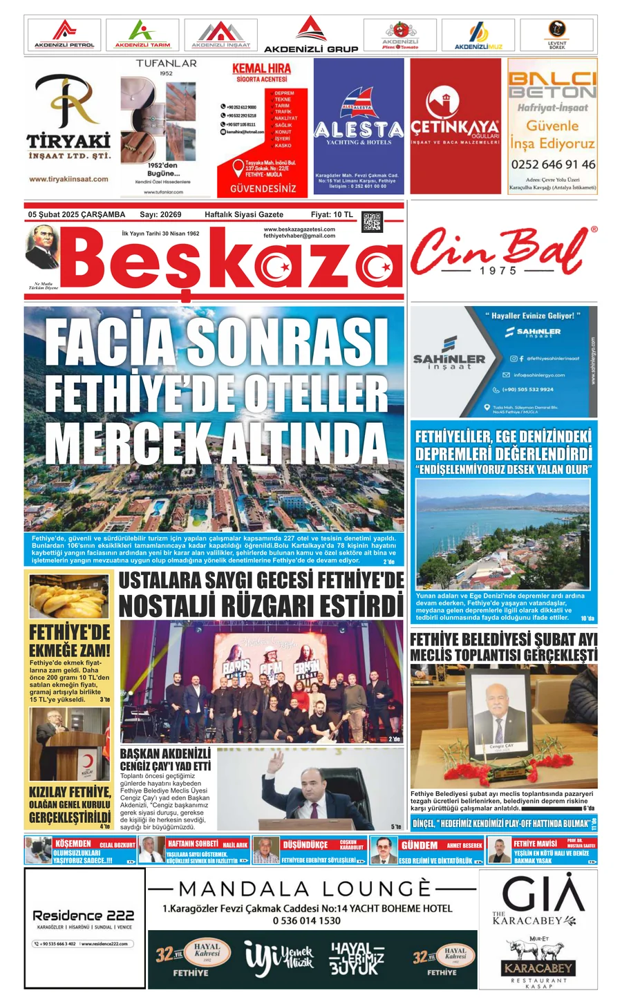 Beşkaza Gazetesi 20269. Sayı