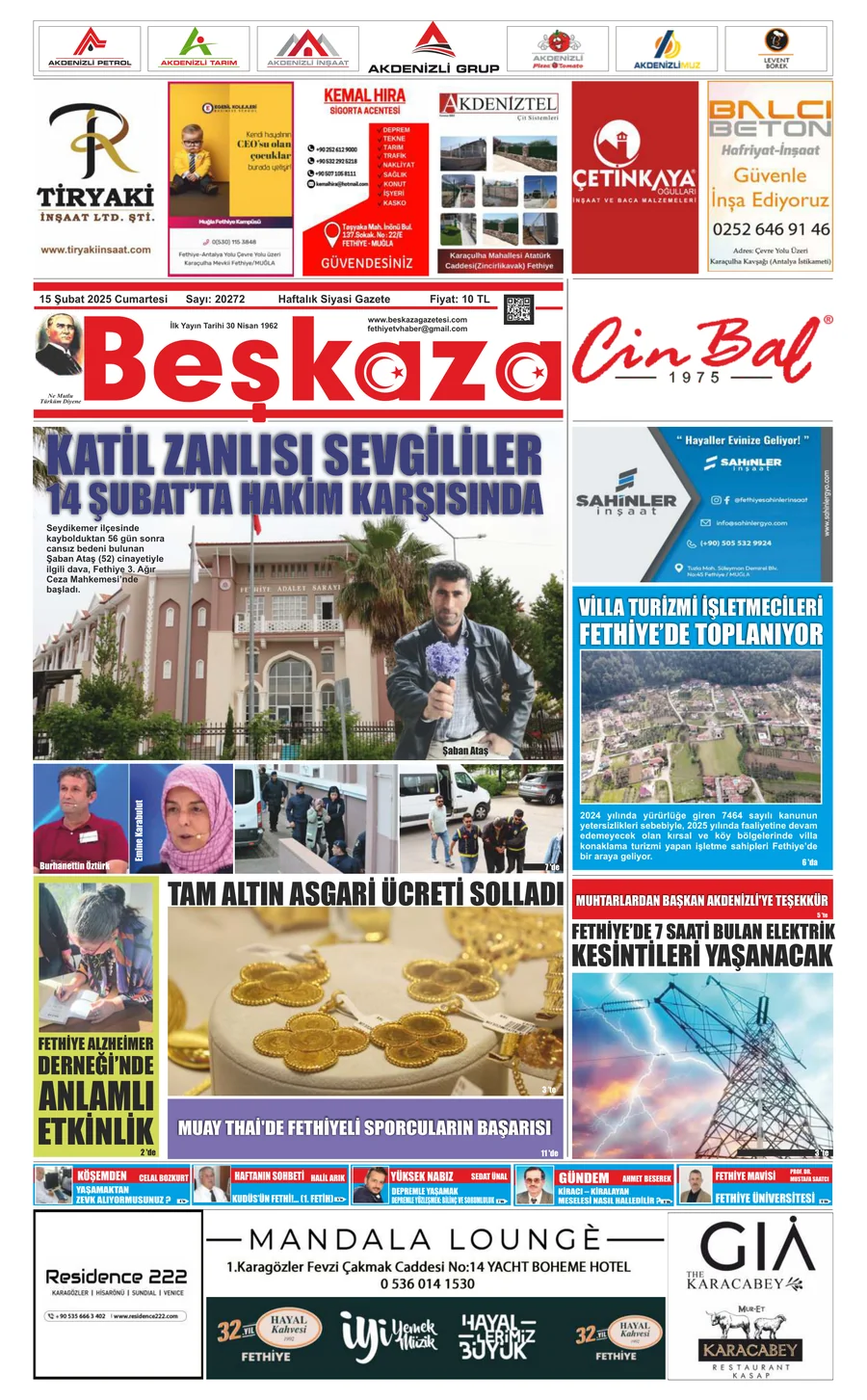 Beşkaza Gazetesi 20272.Sayı