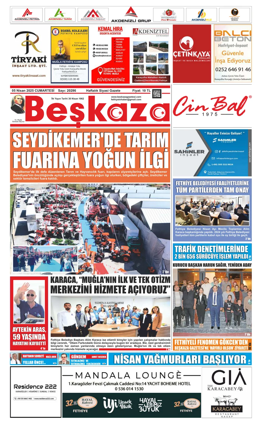 Beşkaza Gazetesi 20286.Sayı