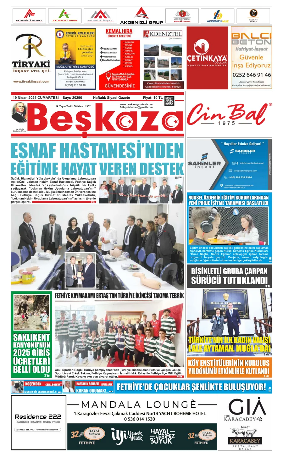 Beşkaza Gazetesi 20290.Sayı
