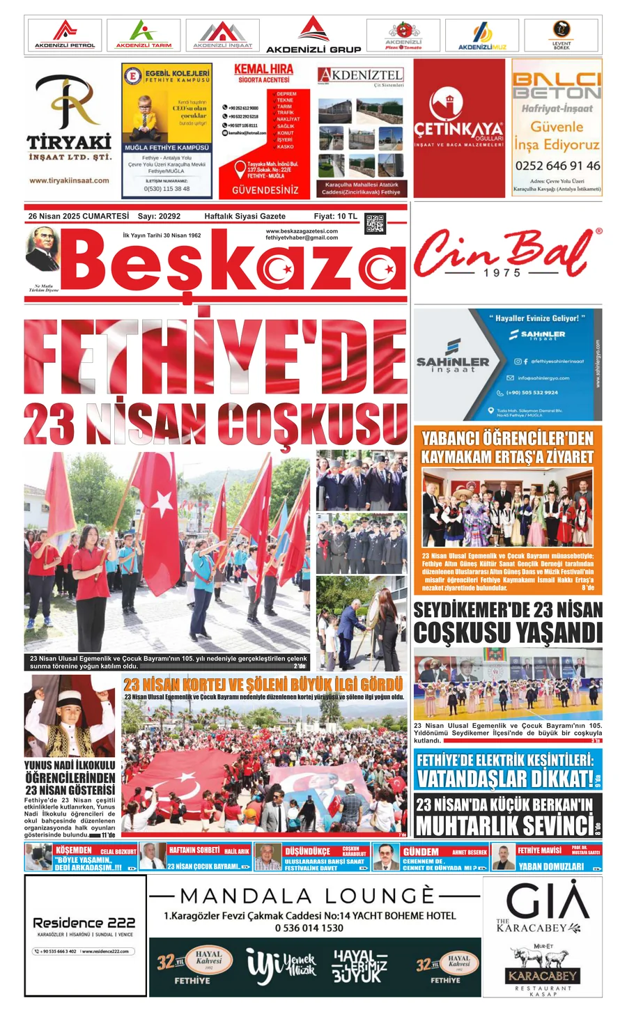 Beşkaza Gazetesi 20292.Sayı