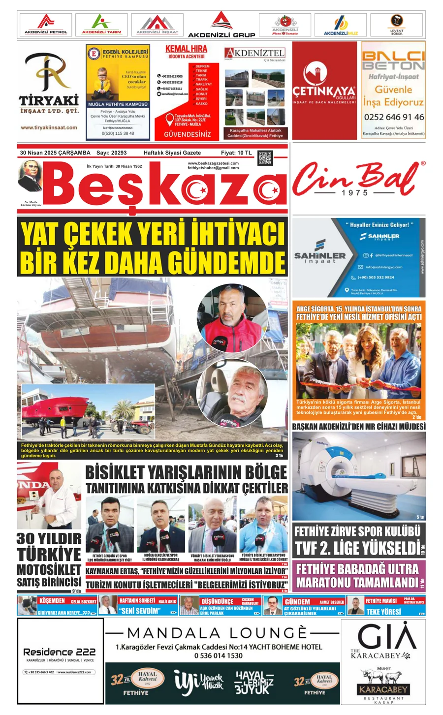 Beşkaza Gazetesi 20293.Sayı