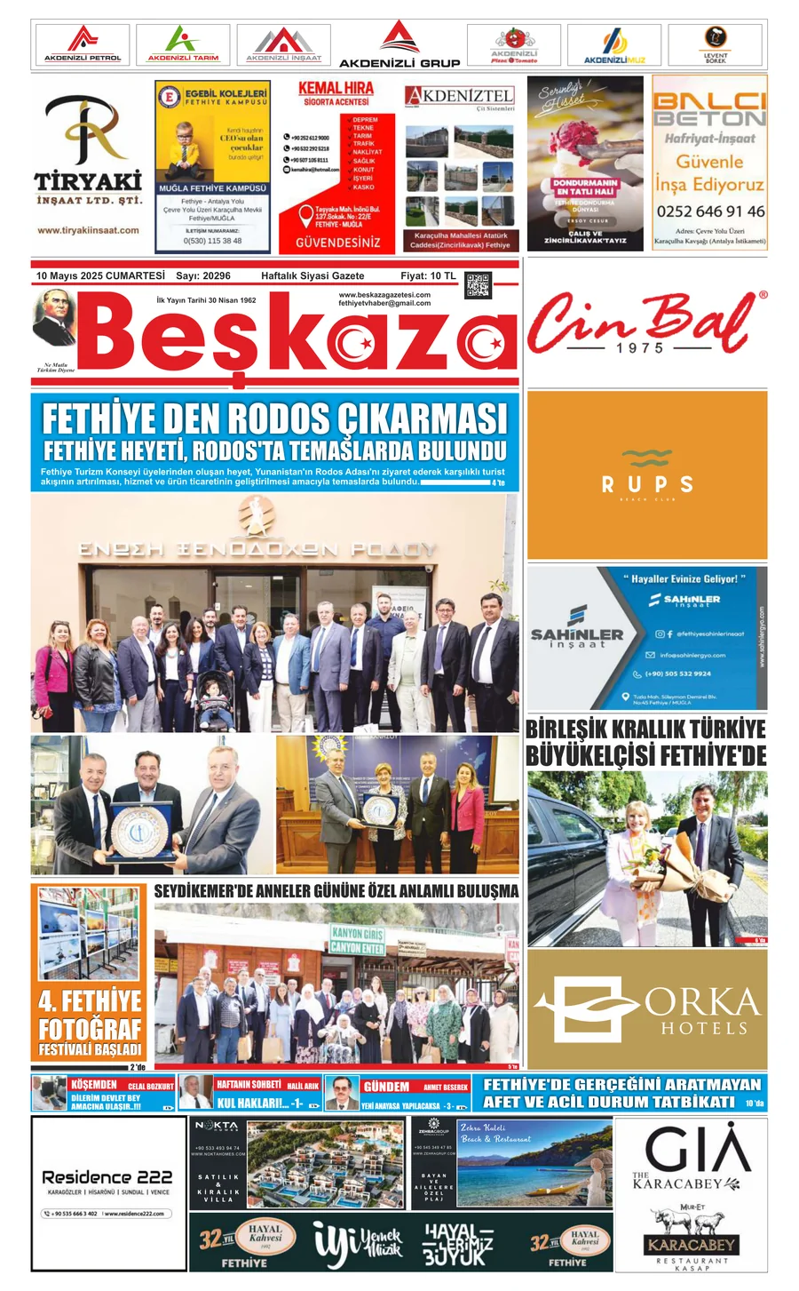 Beşkaza Gazetesi 20296.Sayı