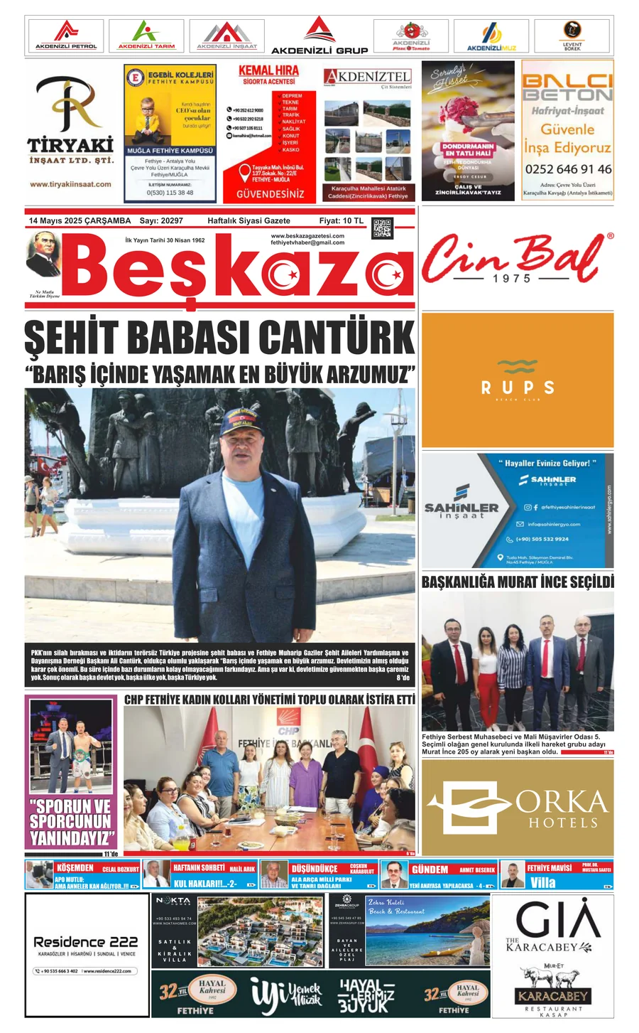 Beşkaza Gazetesi 20297.Sayı