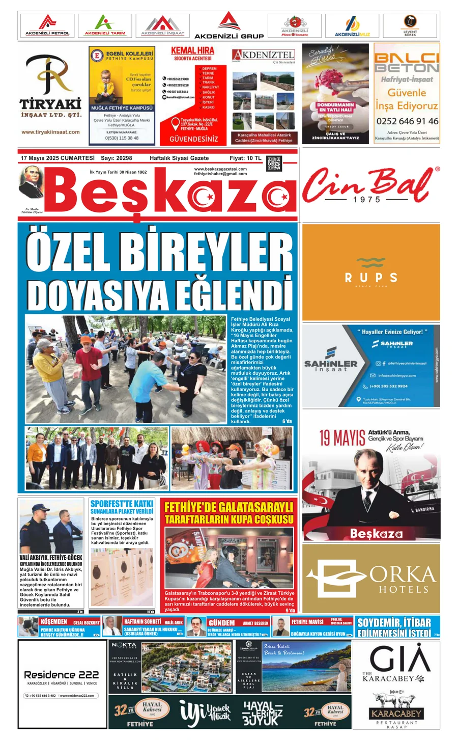 Beşkaza Gazetesi 20298.Sayı
