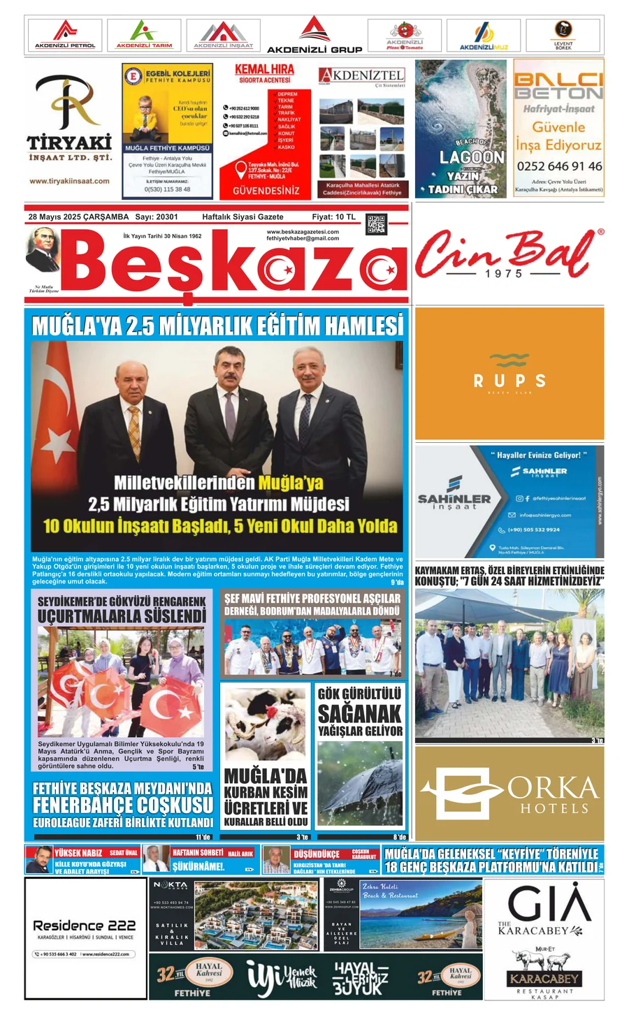 Beşkaza Gazetesi 20301.Sayı