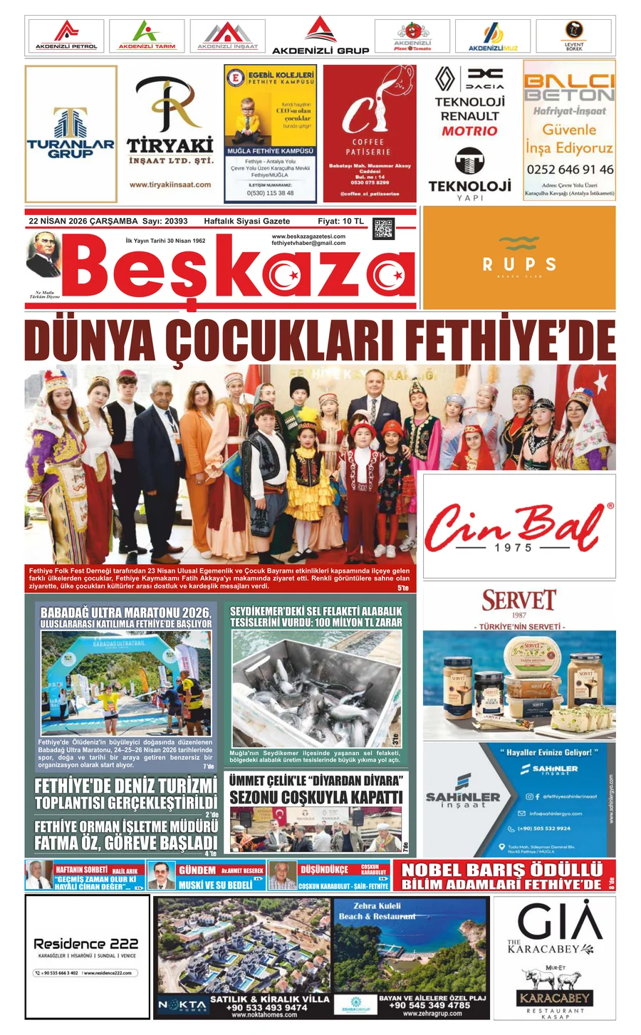 Beşkaza Gazetesi 22.04.2026