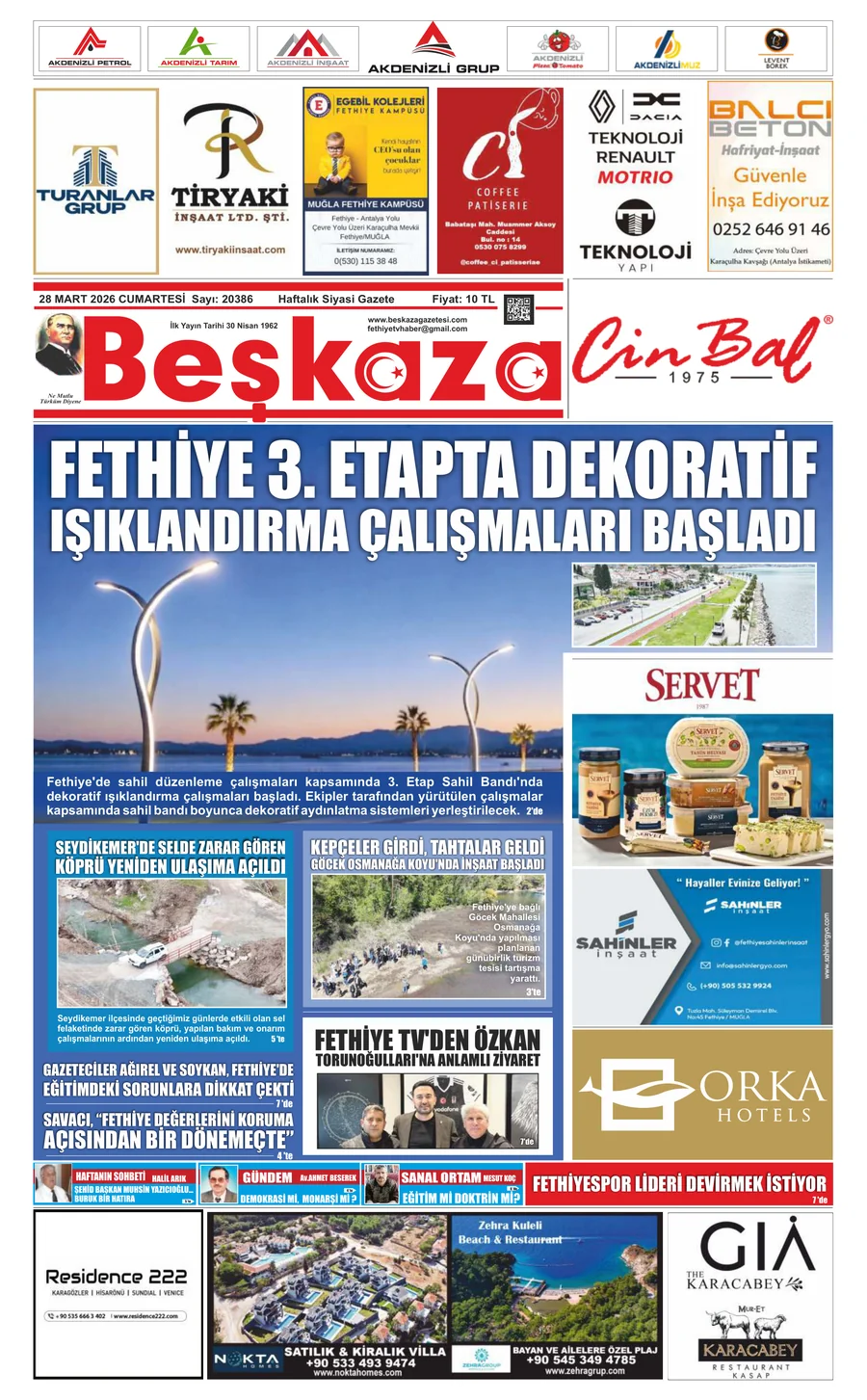 Beşkaza Gazetesi 28.03.2026