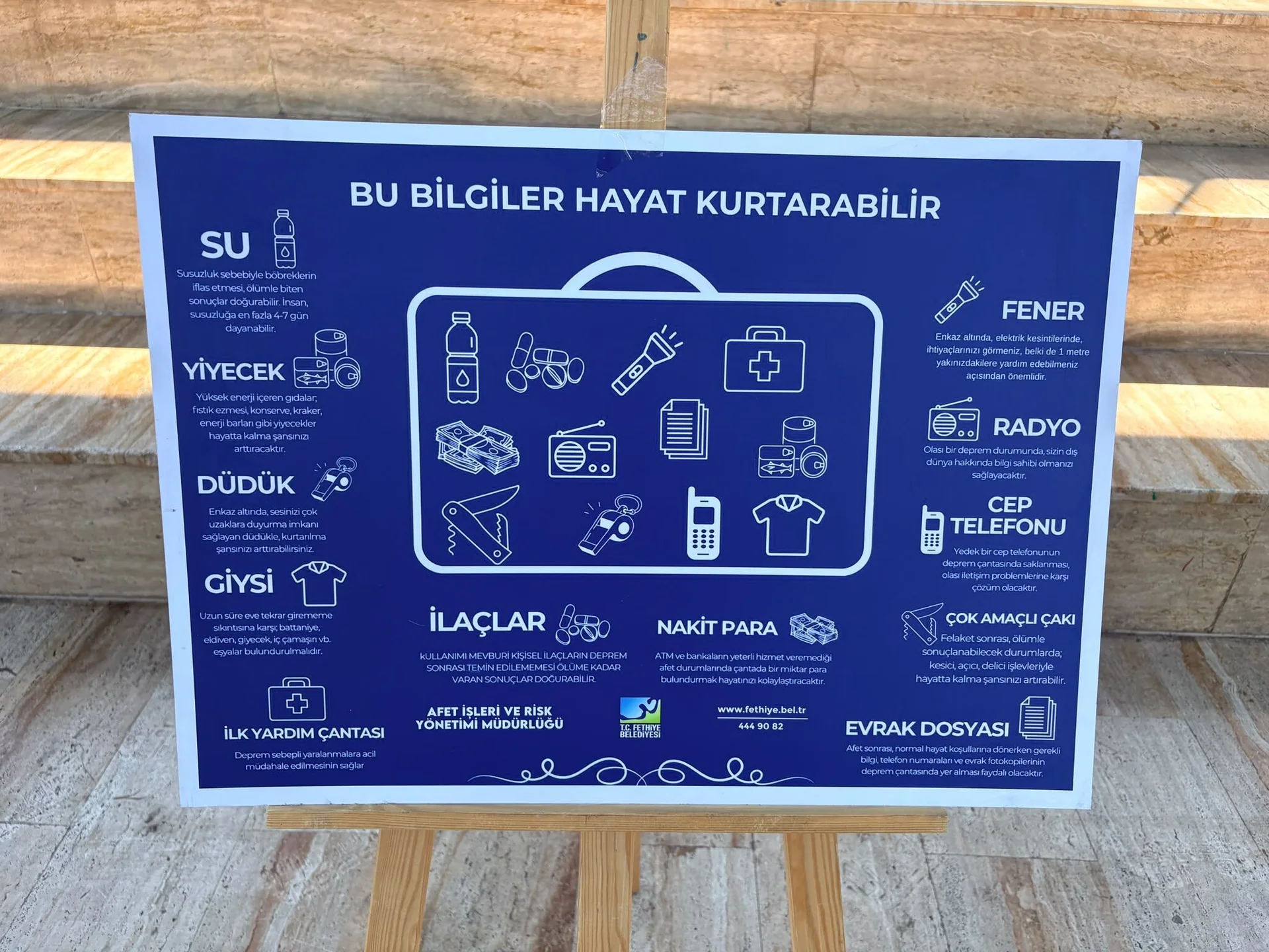 17 Ağustos Marmara Depremi Fethiye’de Anılıyor