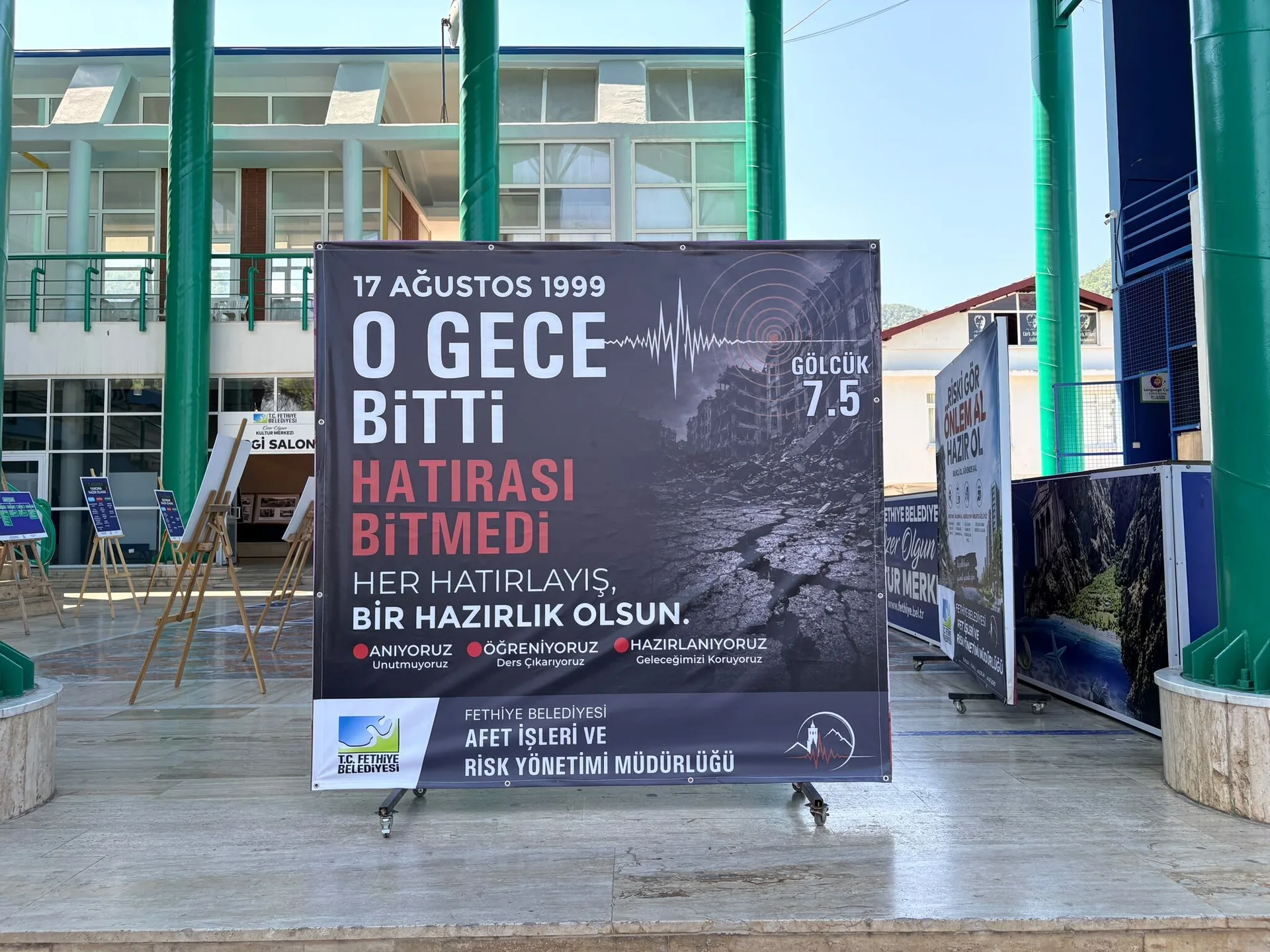 17 Ağustos Marmara Depremi Fethiye’de Anılıyor