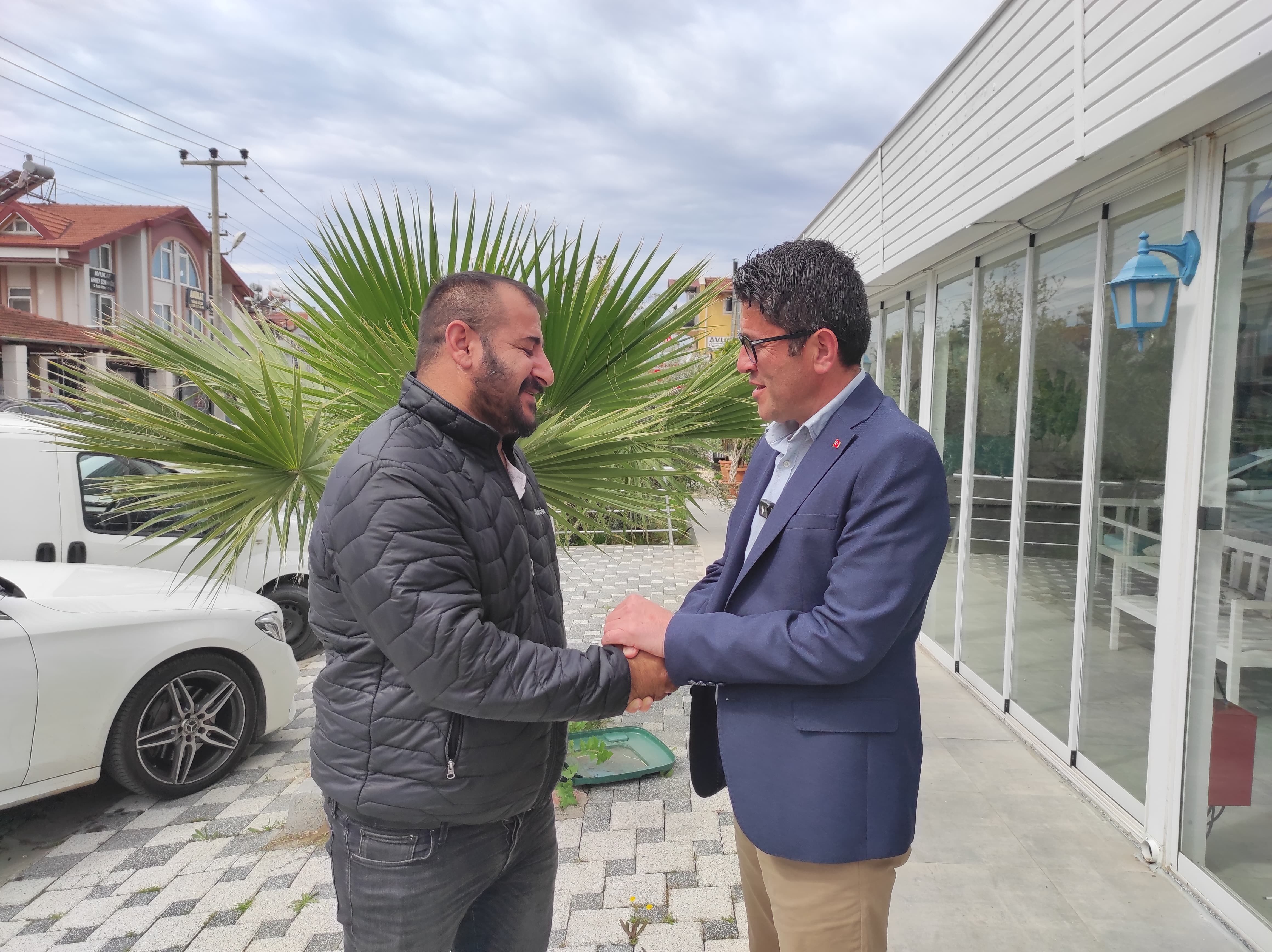 Aday Kökten, Esnaf Ziyaretlerinde Bulundu (1)