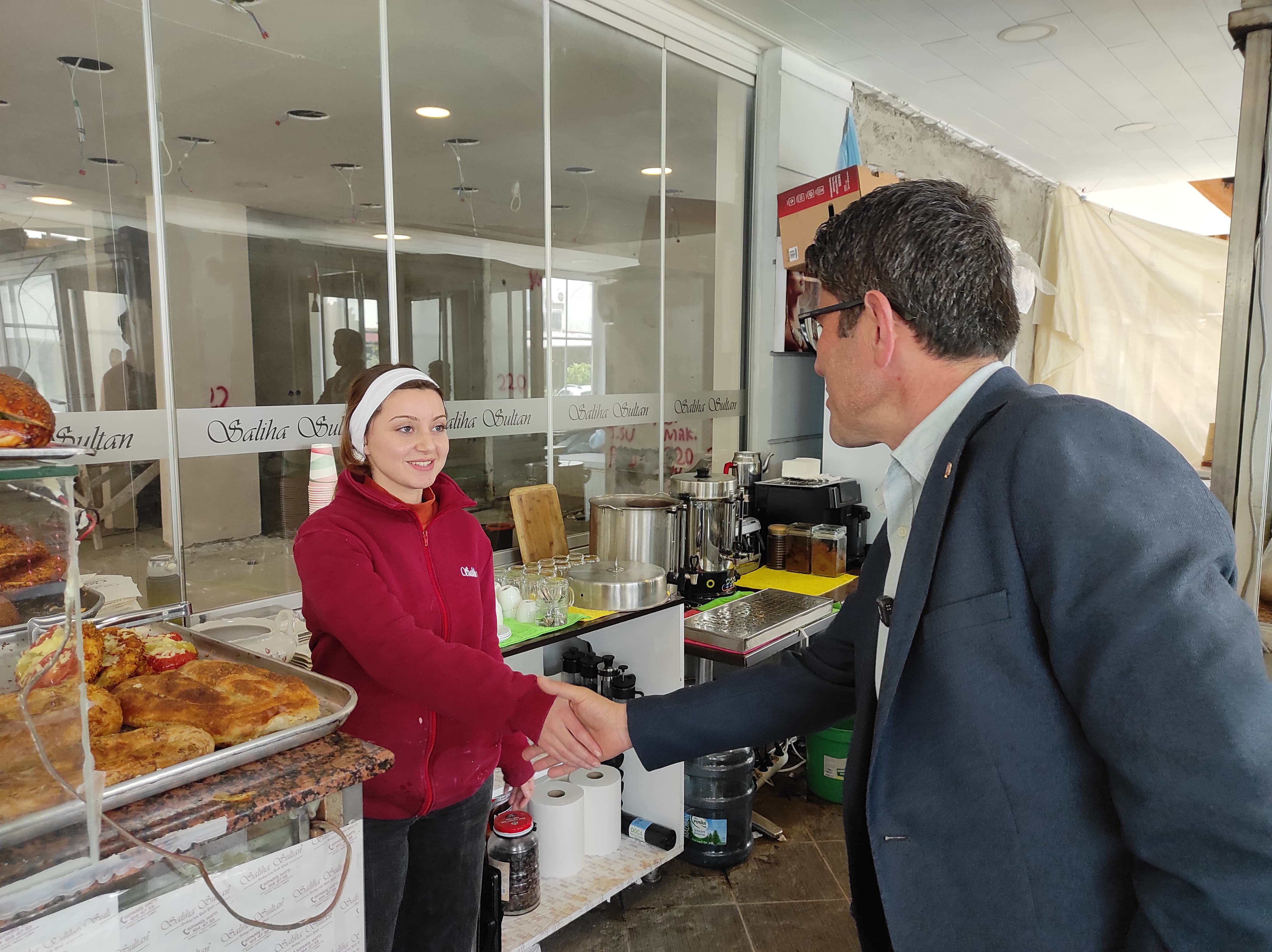 Aday Kökten, Esnaf Ziyaretlerinde Bulundu (5)