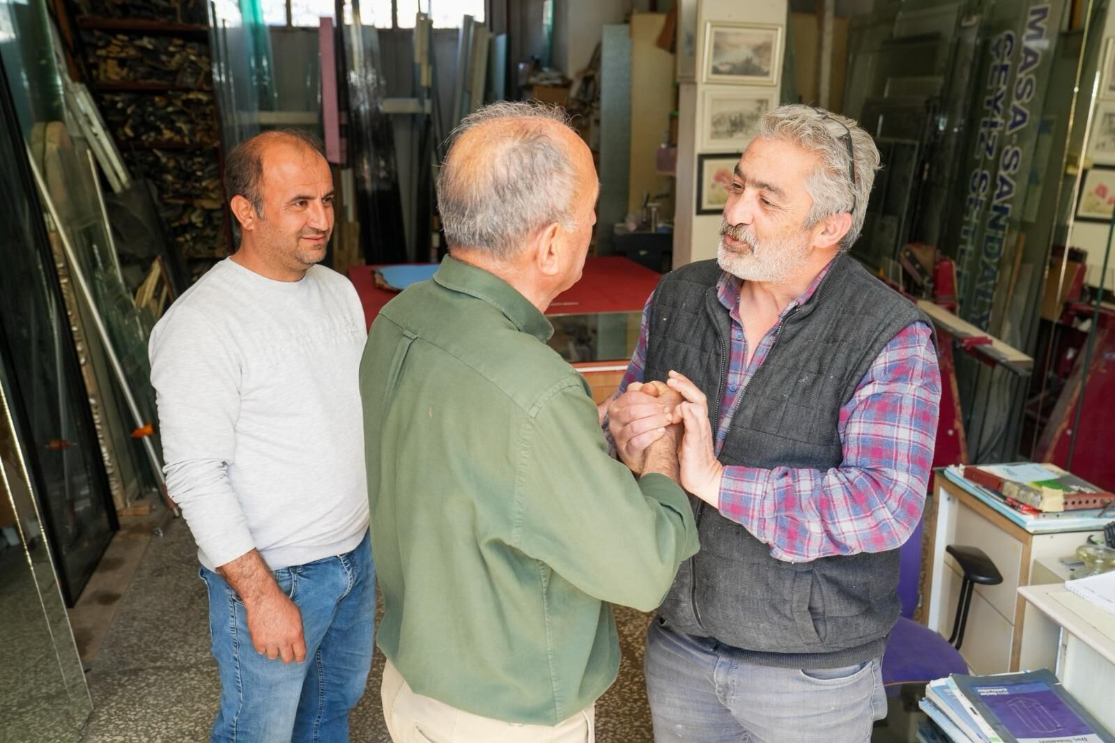 Saatci Esnaf Zi̇yaretleri̇ne Devam Edi̇yor (1)