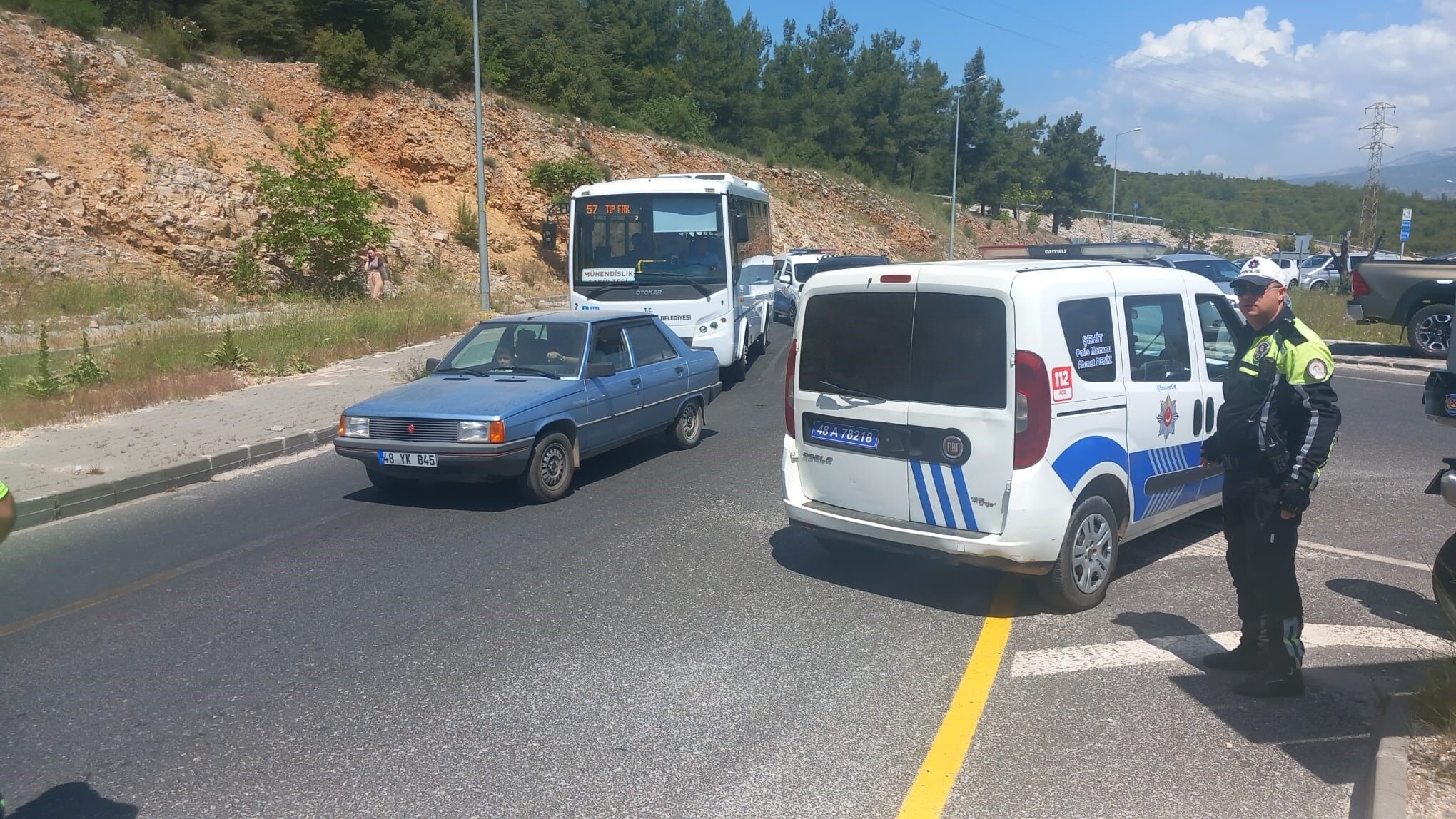 Patlayan Doğal Gaz Hattı Ekipleri Alarma Geçirdi (1)
