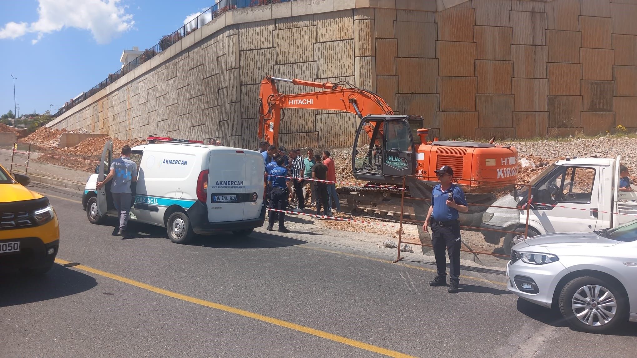 Patlayan Doğal Gaz Hattı Ekipleri Alarma Geçirdi (3)