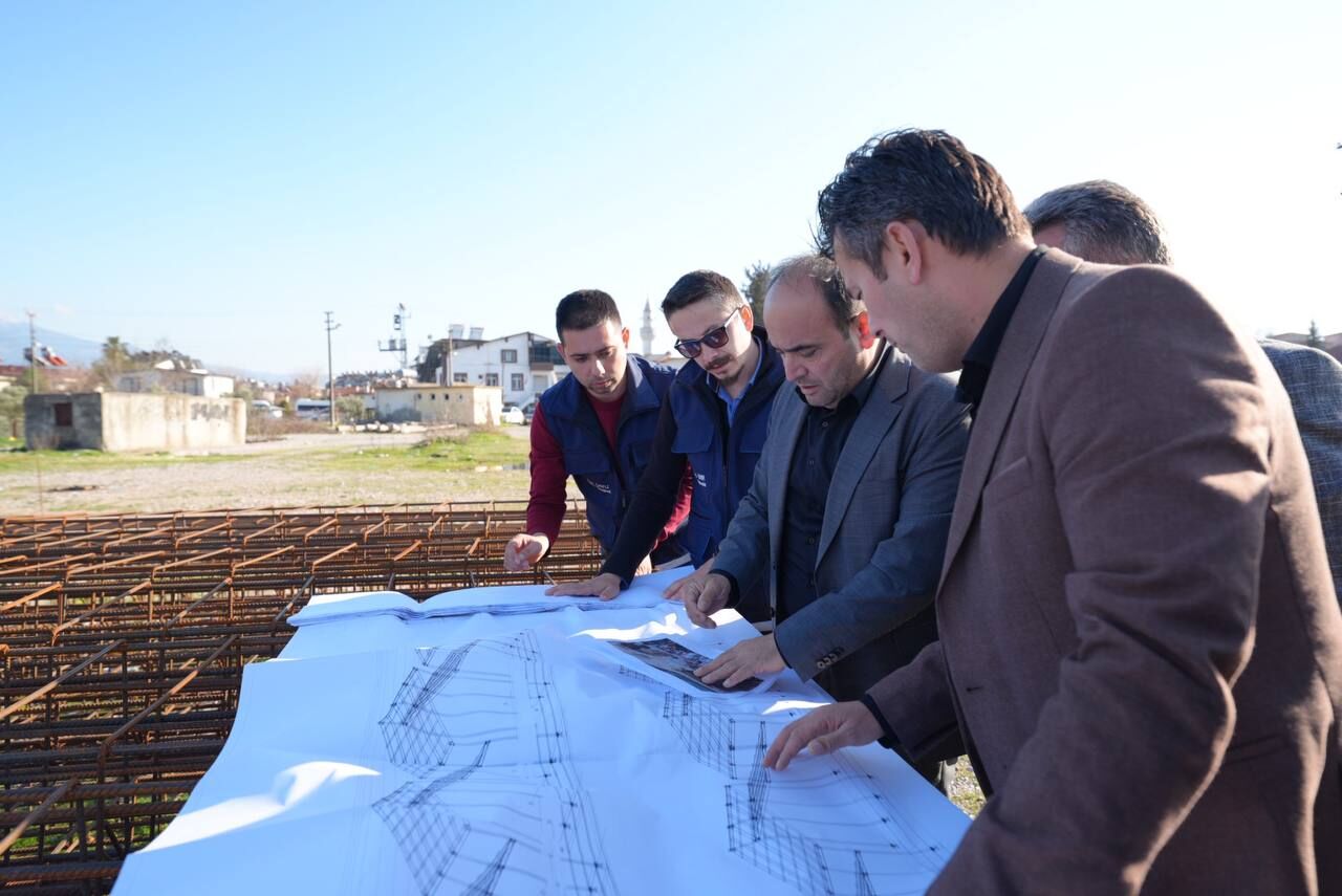 Seydi̇kemer Kapali Pazar Yeri̇nde İlk Betonlar Döküldü (4)