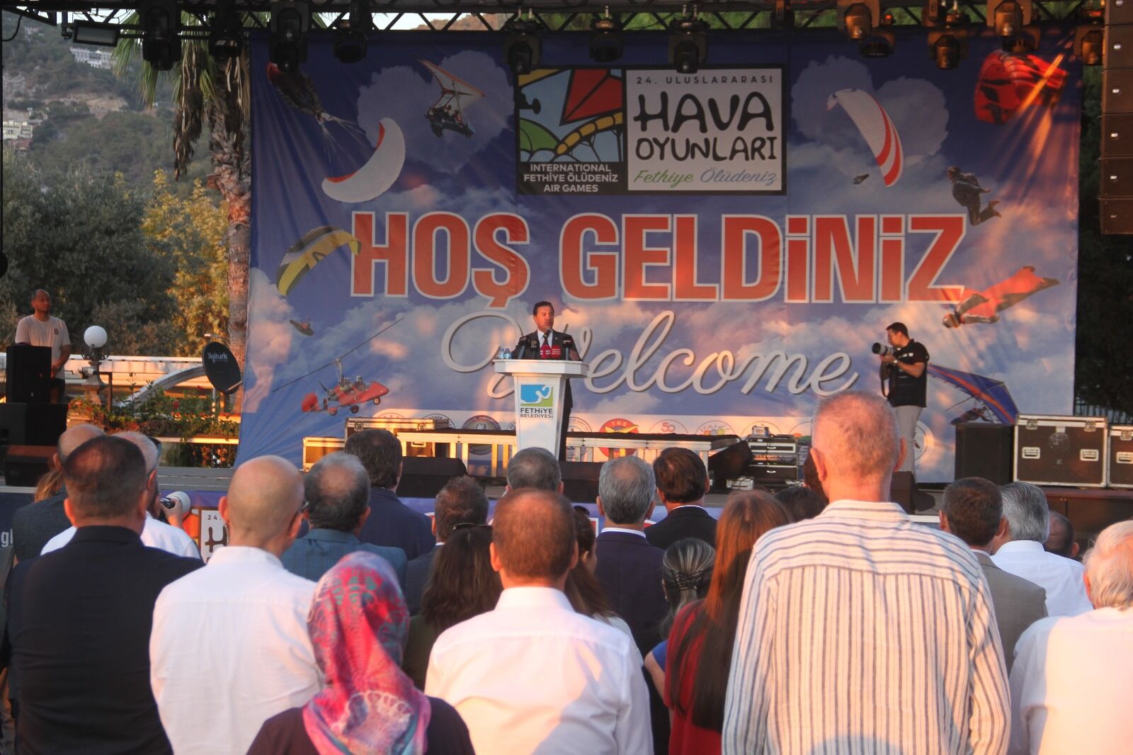 24. Uluslararası Fethiye Ölüdeniz Hava Oyunları Festivali Törenle Başladı
