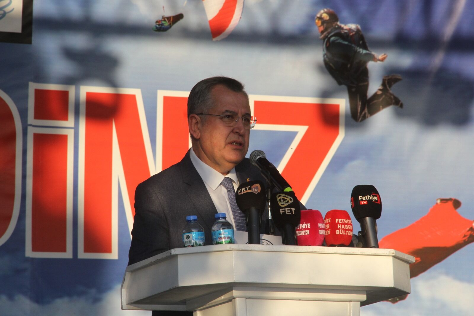 24. Uluslararası Fethiye Ölüdeniz Hava Oyunları Festivali Törenle Başladı