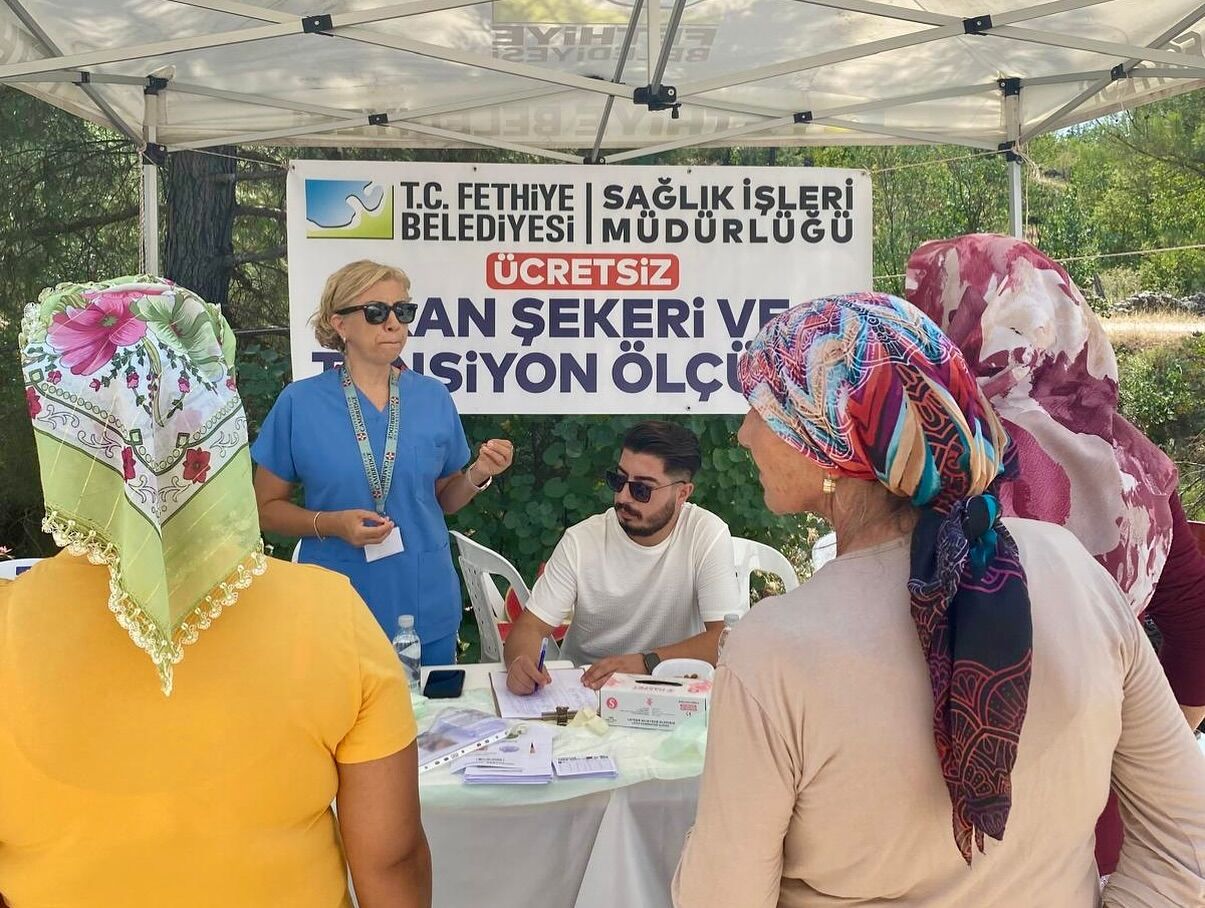 Fethiye Belediyesi'nden Nif Mahallesi'nde Ücretsiz Sağlık Taraması