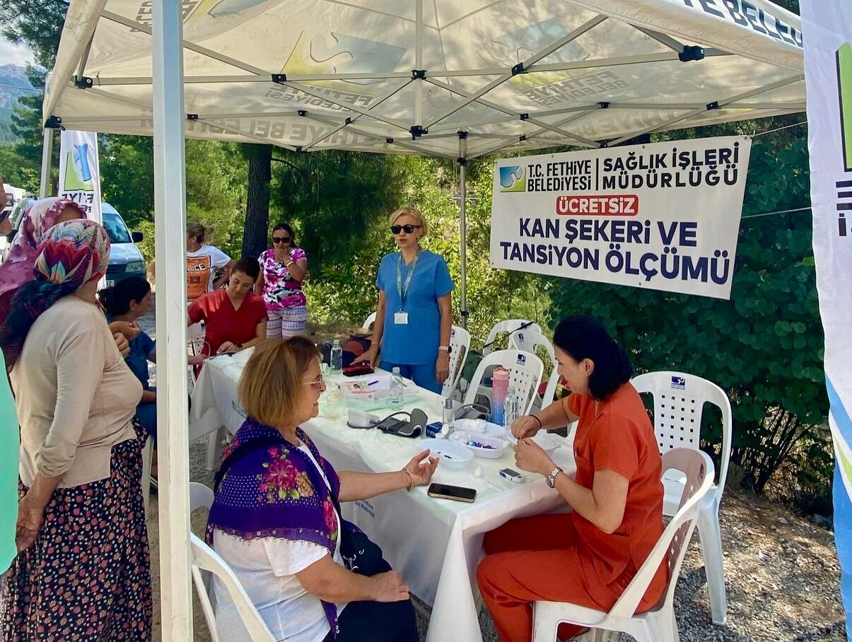Fethiye Belediyesi'nden Nif Mahallesi'nde Ücretsiz Sağlık Taraması