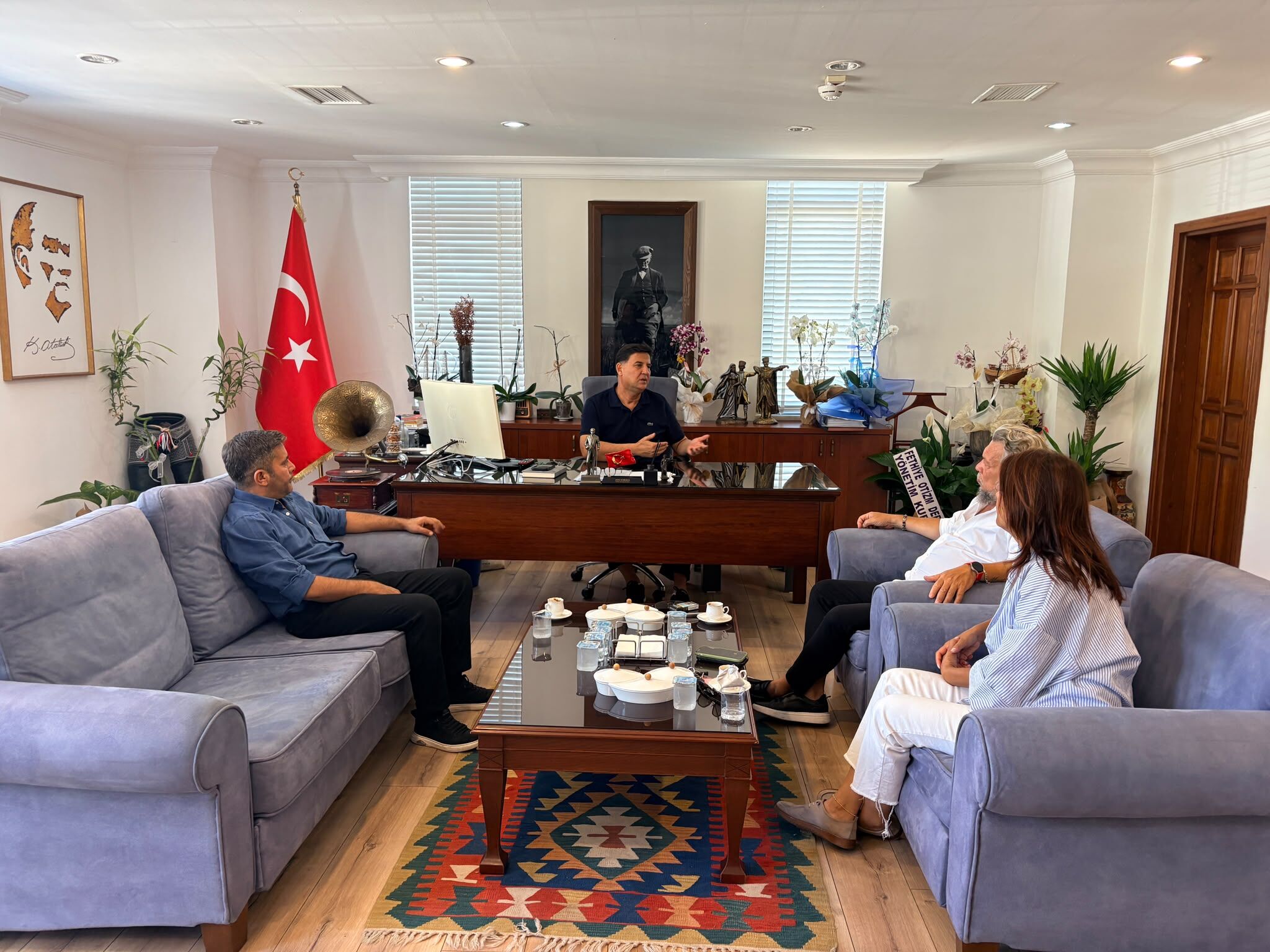 4'lü Masa'dan Başkan Alim Karaca'ya Ziyaret