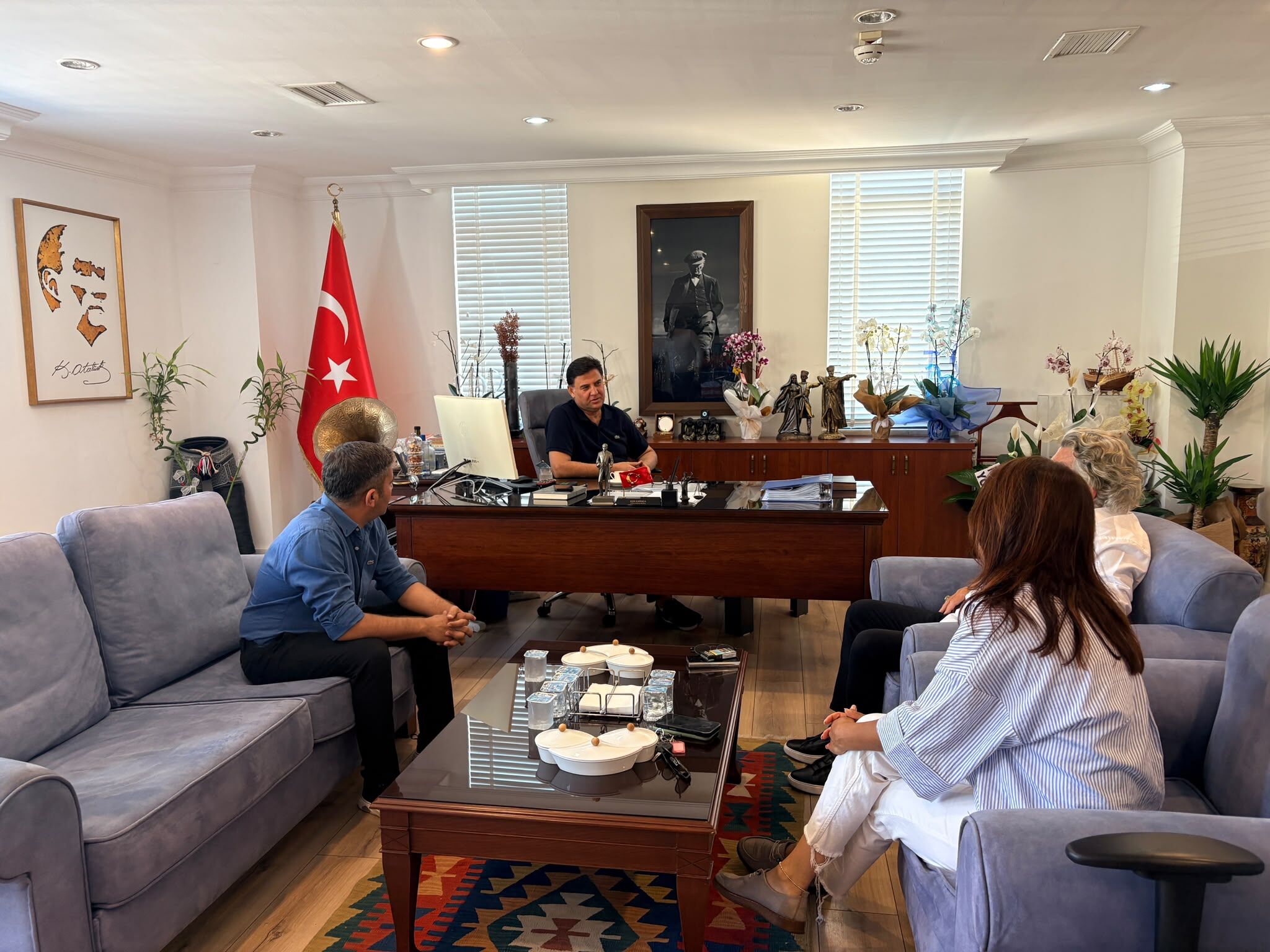 4'lü Masa'dan Başkan Alim Karaca'ya Ziyaret