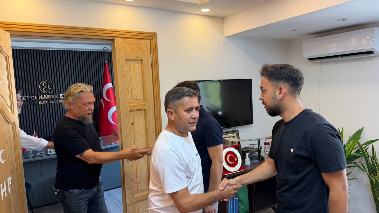 4’lü Masa’dan MHP Fethiye İlçe Başkanı Öztürkçü’ye Ziyaret