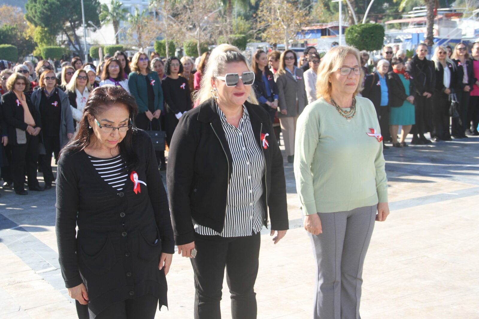 5 Aralık Dünya Kadın Hakları Günü'nde Fethiye'de Tören Düzenlendi