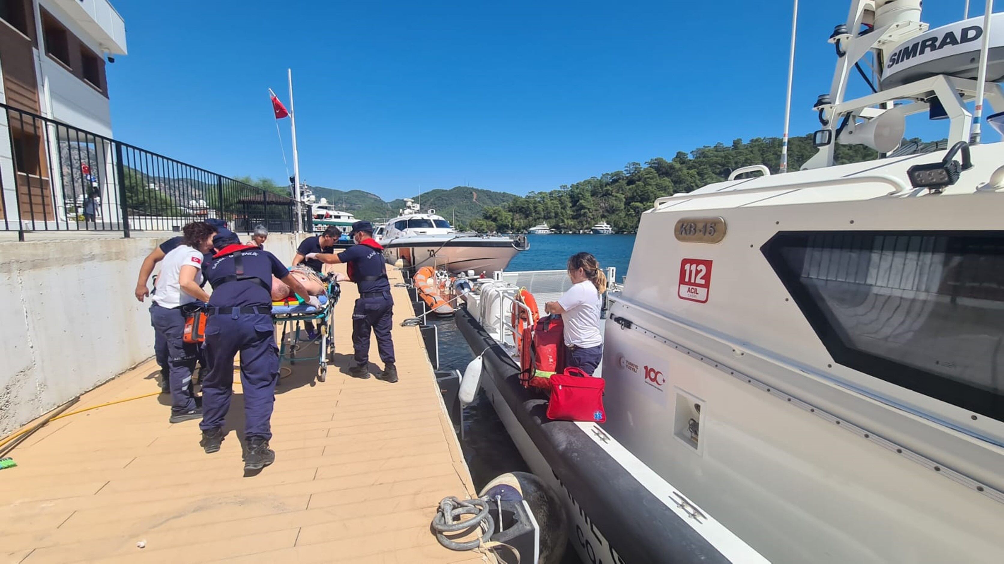 Sahil Güvenlikten Fethiye ve Marmaris’te 3 Tıbbi Tahliye