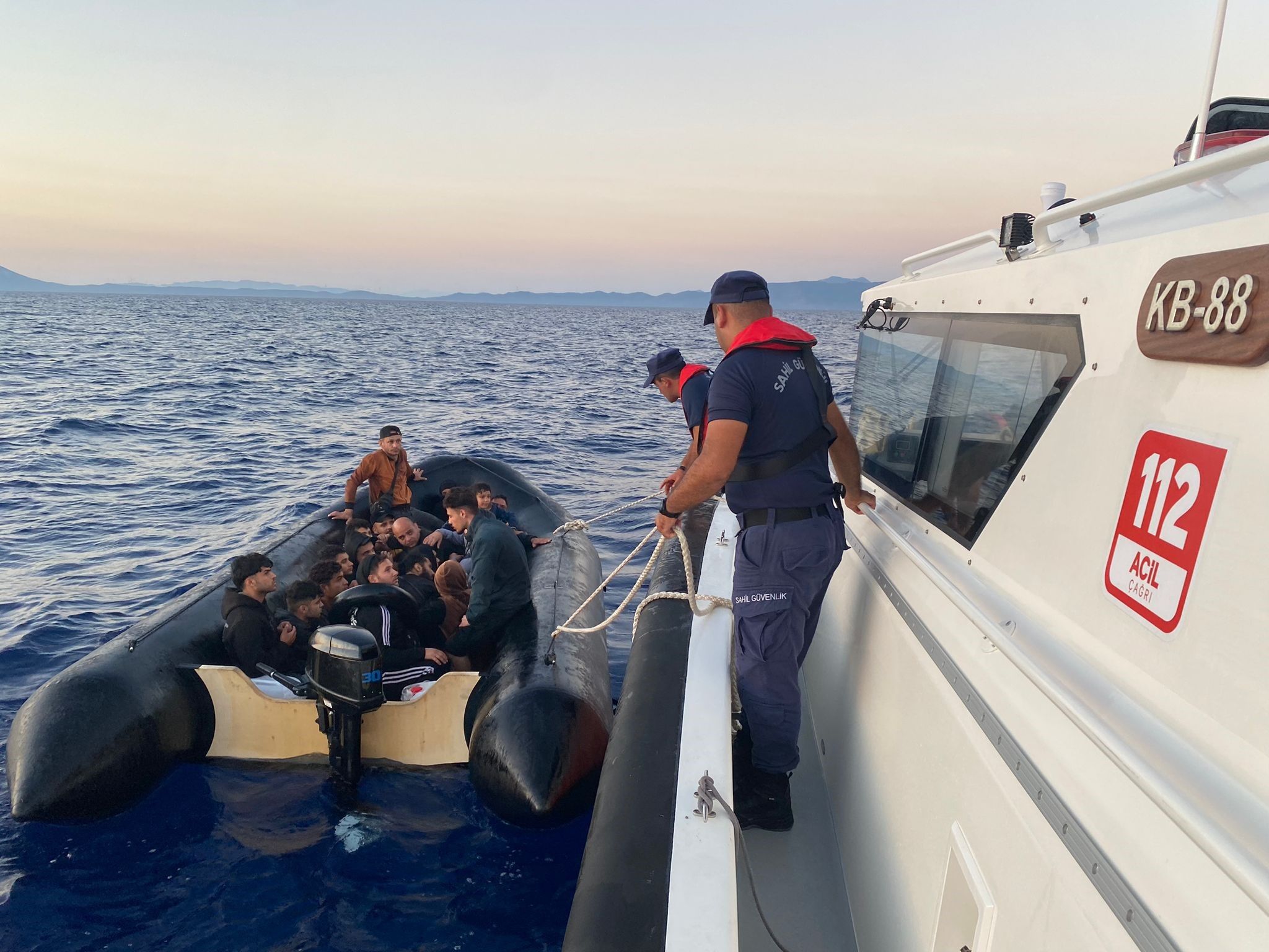 Bodrum'da 51 Düzensiz Göçmen Yakalandı