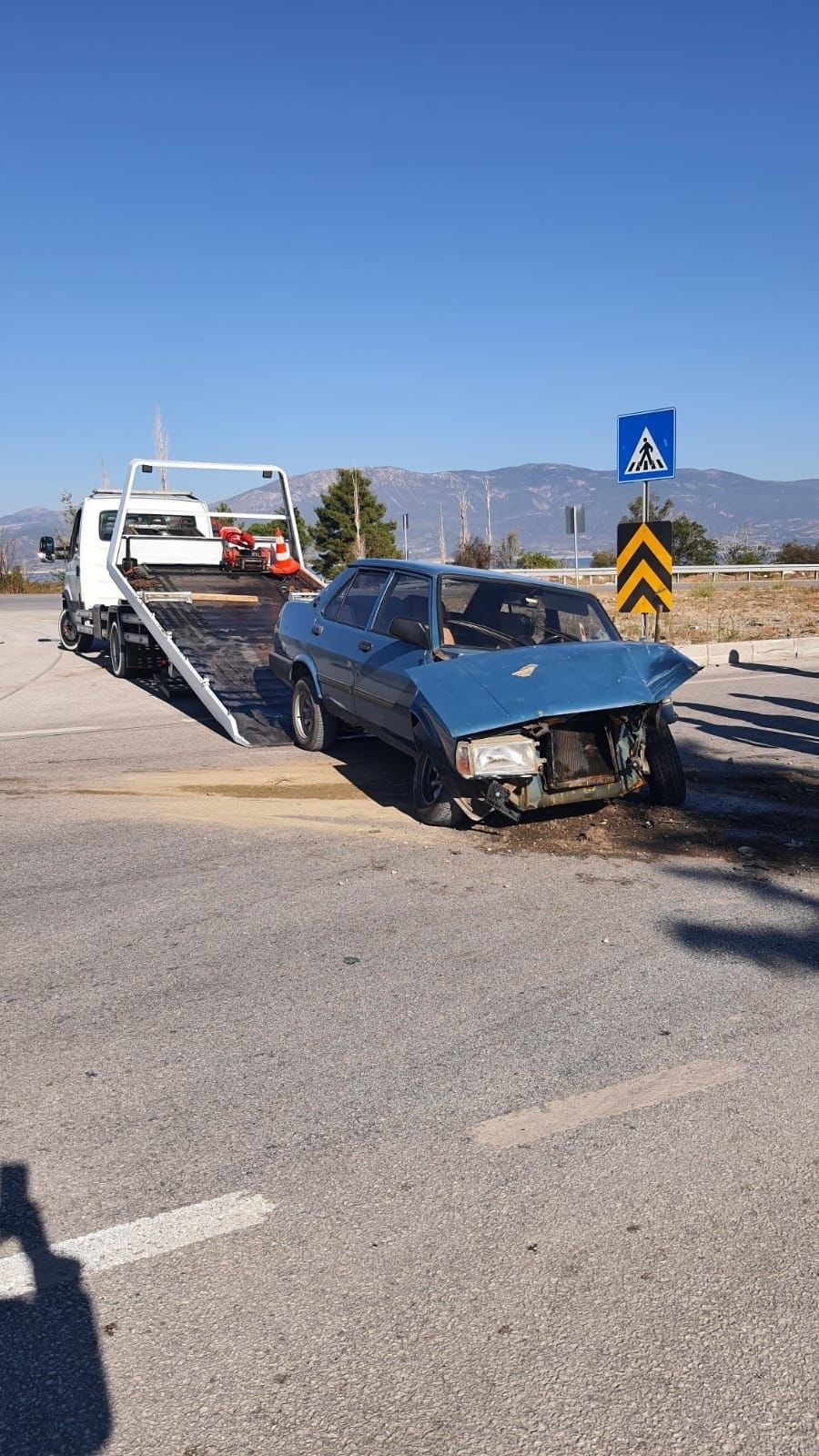 Burdur Fethiye Karayolunda İki Otomobil Çarpıştı 7 Yaralı