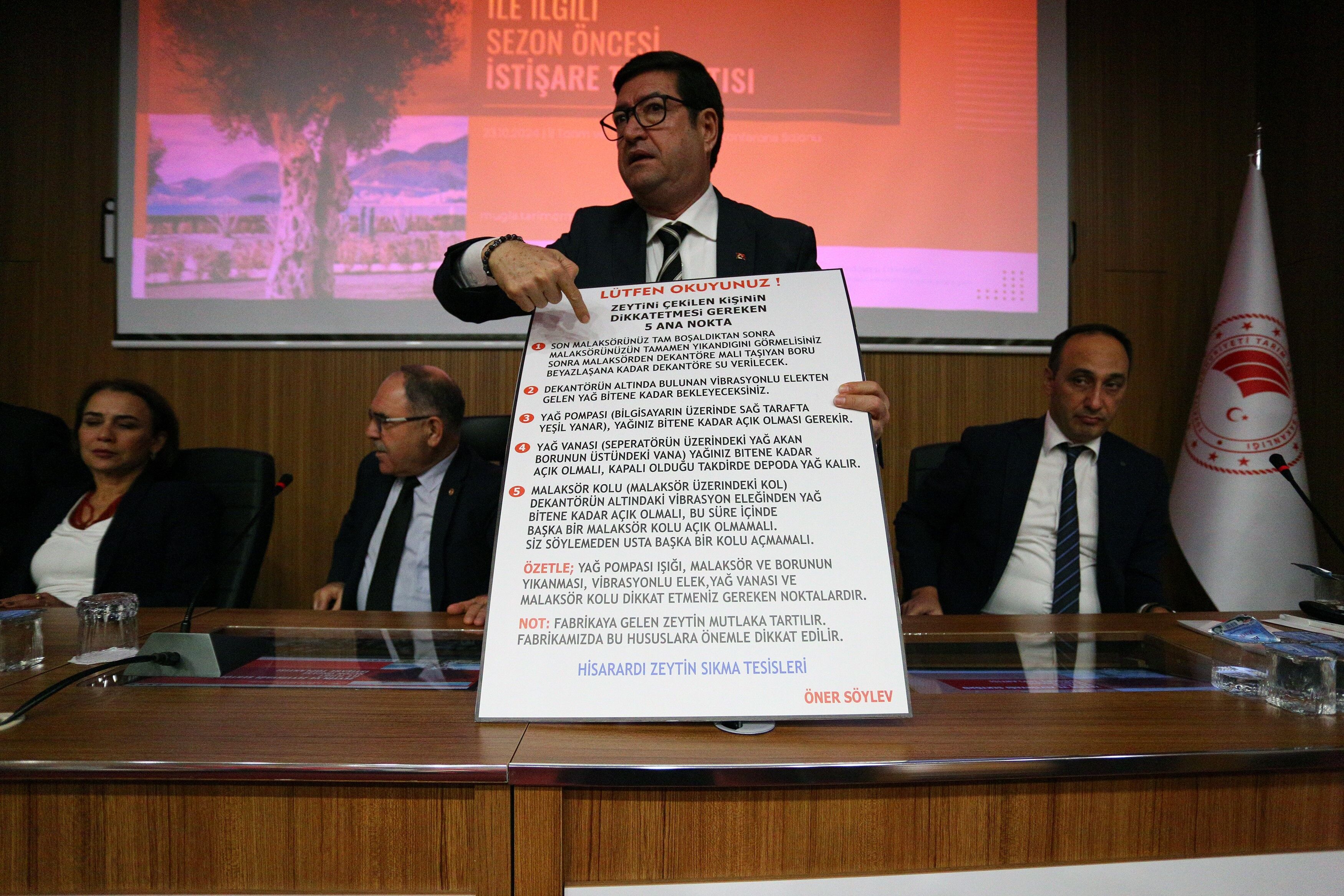 Zeytin Hasadı Öncesi Sektör Temsilcileri Bilgilendirildi