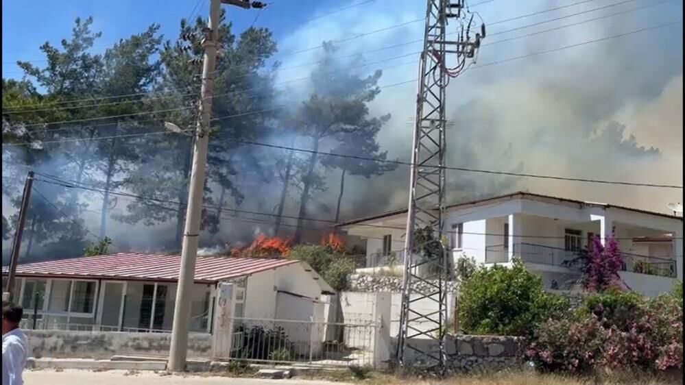 Marmaris Orman Yangını Söndürüldü