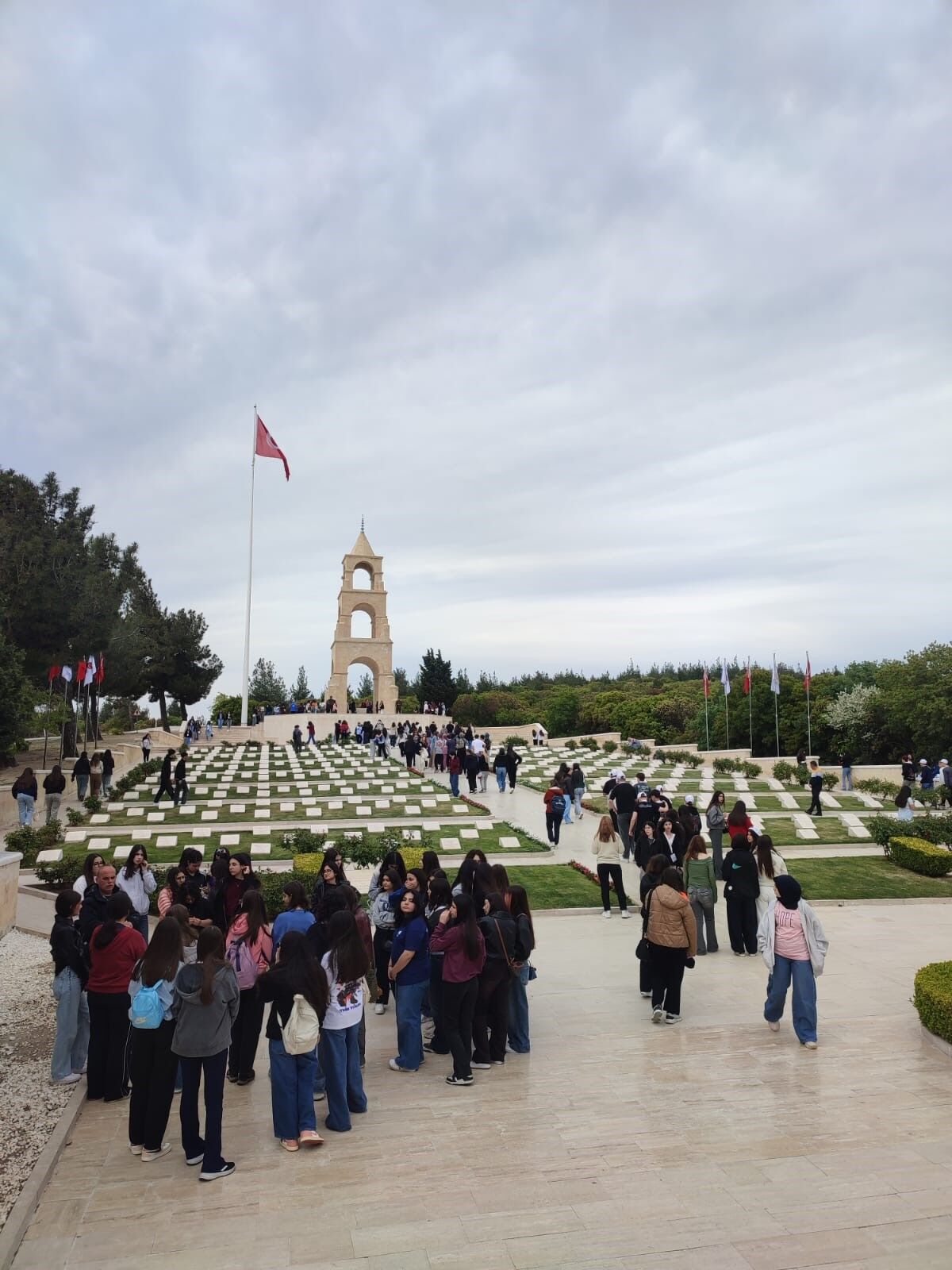 Gençler "Bir Destandır Çanakkale" Programına Katıldı