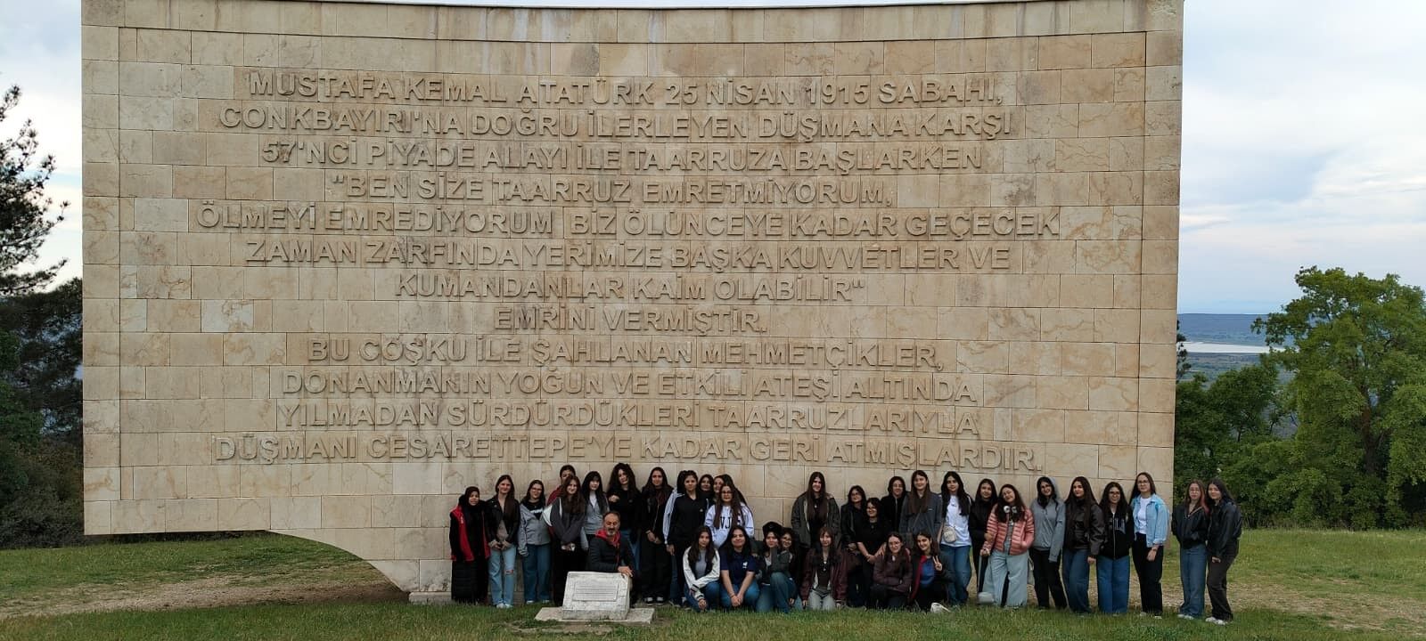 Gençler "Bir Destandır Çanakkale" Programına Katıldı
