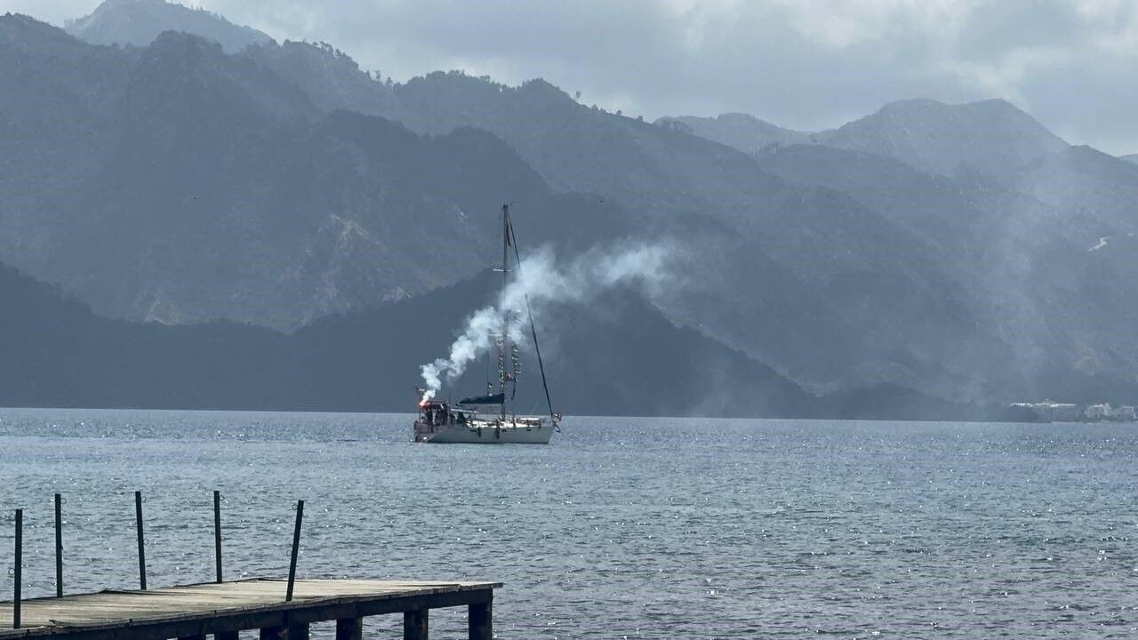 Global Sumud Filosu Marmaris'ten Gazze'ye Doğru Yola Çıktı