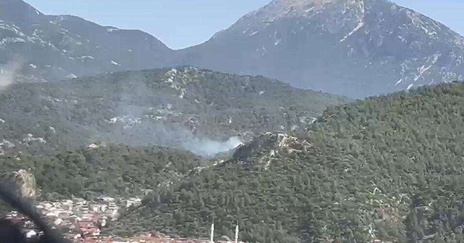 Fethiye’de Ekiplerin Hızlı Müdahalesi İle Orman Yangını Kontrol Altına Alındı