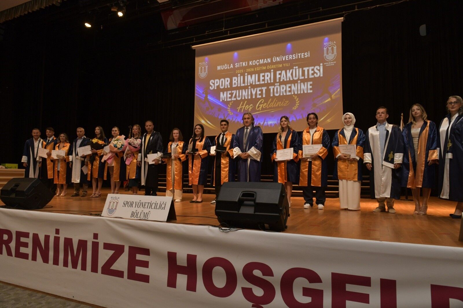 MSKÜ Spor Bilimleri Fakültesi Mezunlarını Uğurladı