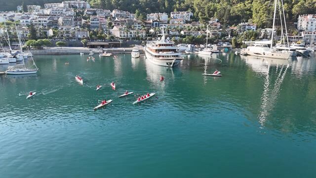 AB Hareketlilik Haftasında; Kürek, Kano ve Paddle Board etkinliği yapıldı