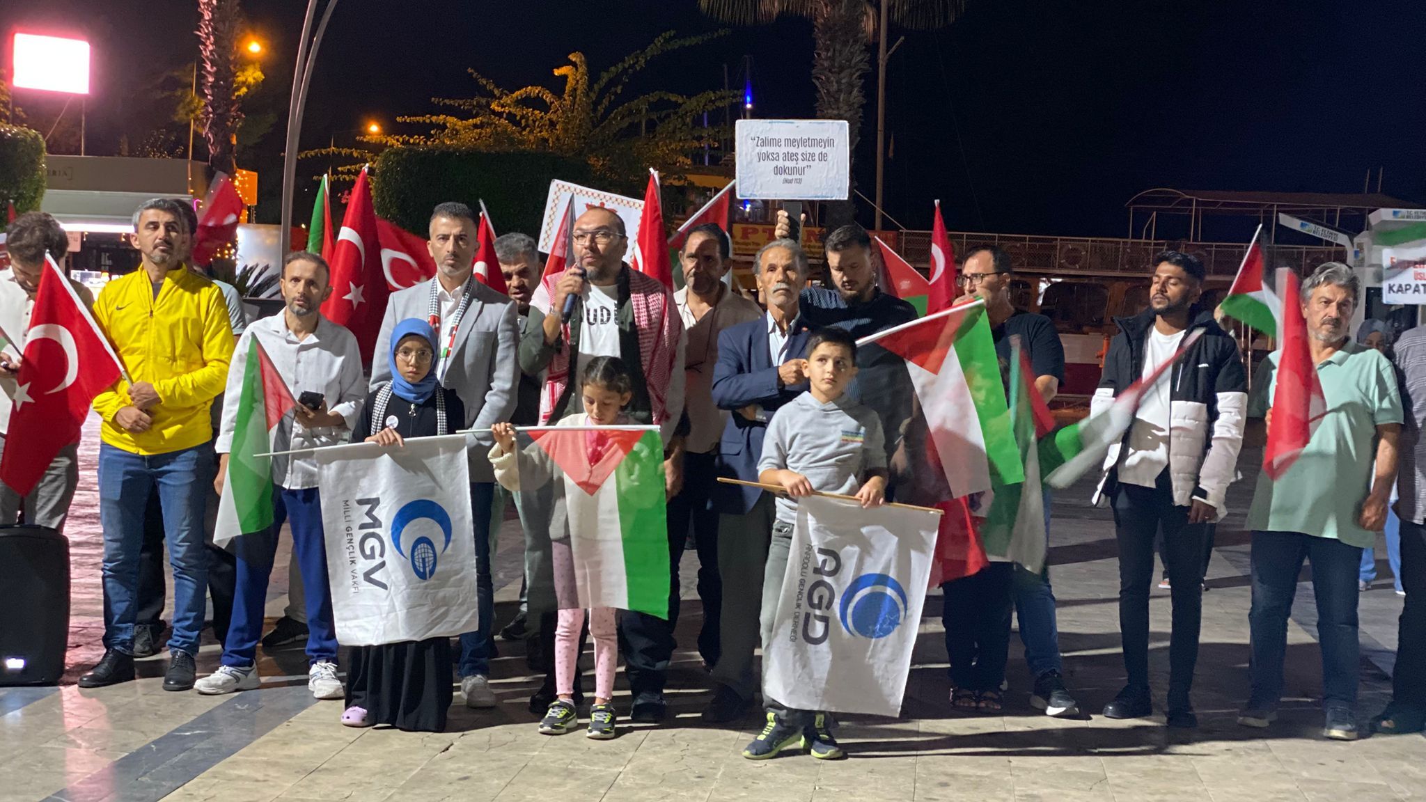 AGD Fethiye’den Gazze’ye Destek Çağrısı